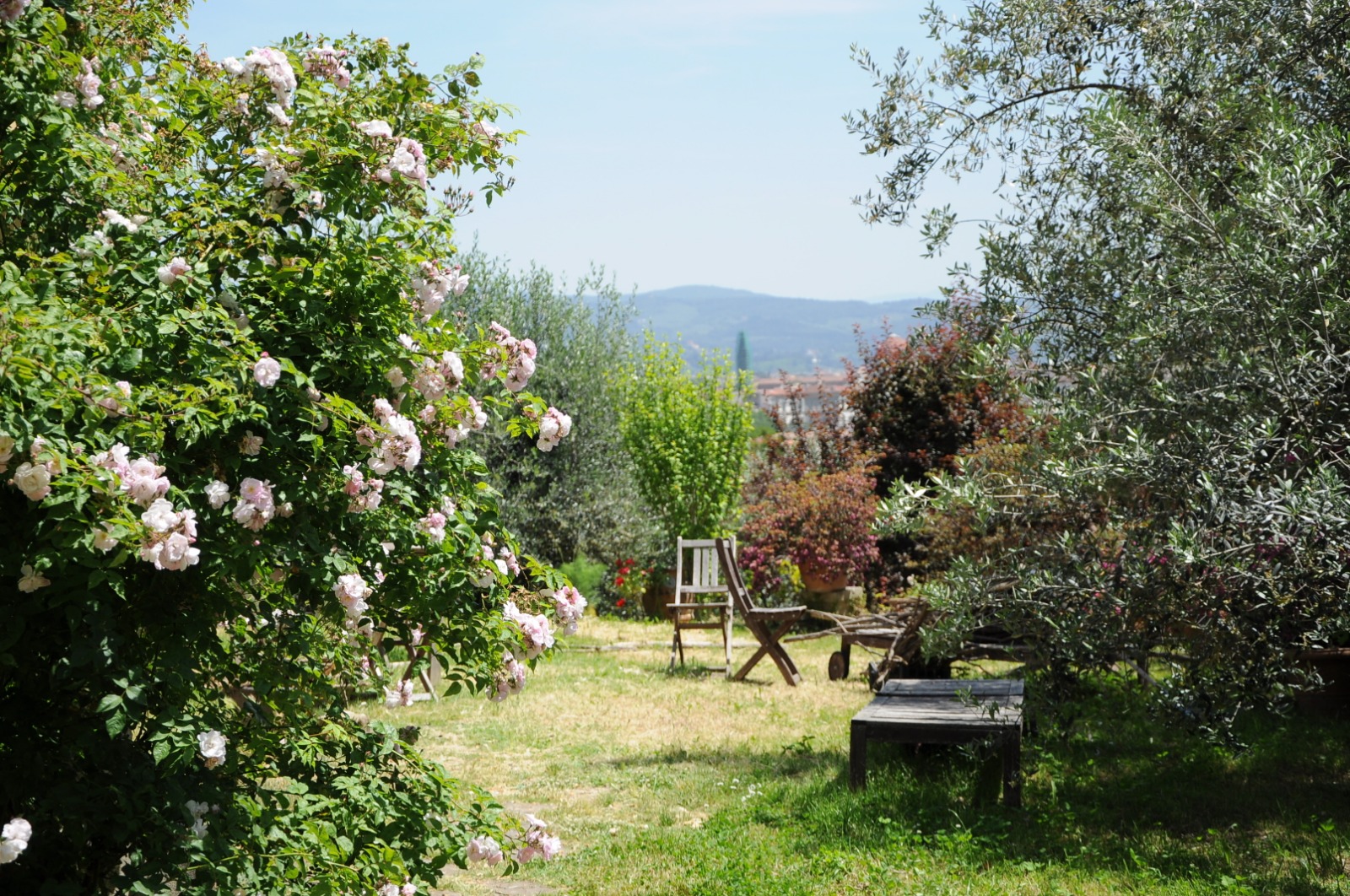Giardino con vista su Firenze